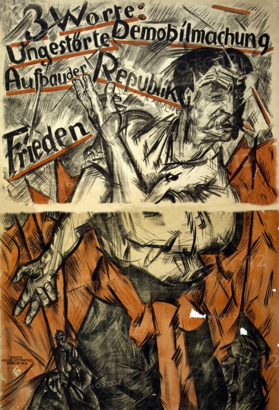 Affiche politique allemande