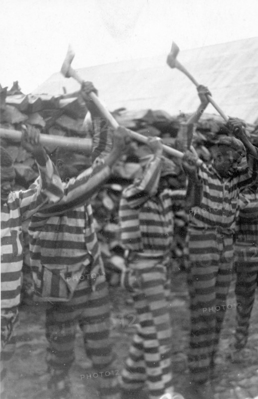 Prisonnier africain-américain à Reed Camp