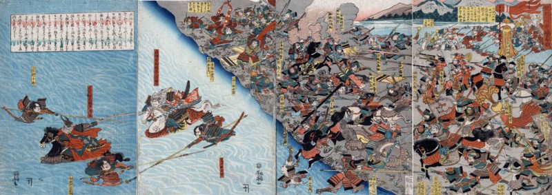 Yoshikazu, La grande bataille de Kawanakajima à Shinsu