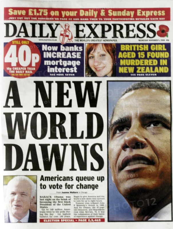 Première page de "The Independent"
