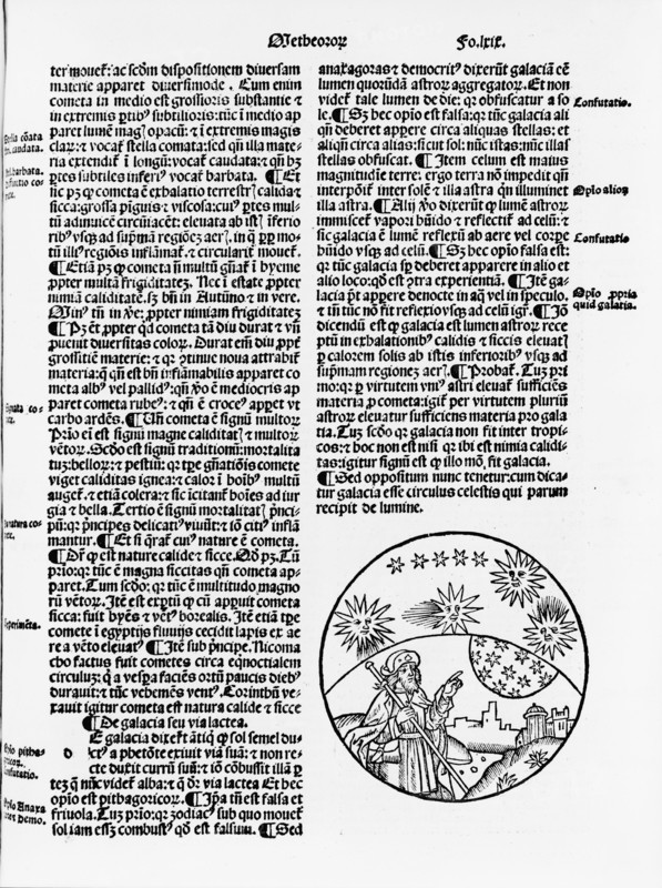 Bricot, Illustrated page - vignette showing Aristotle