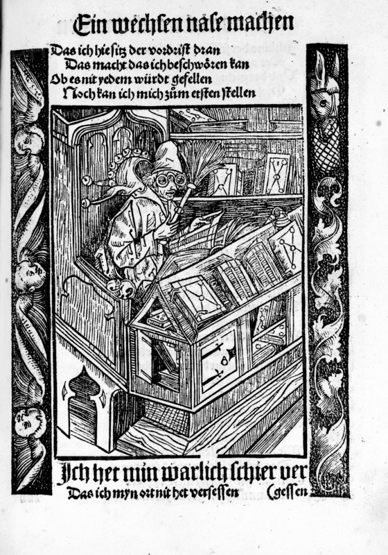 Medieval book collector