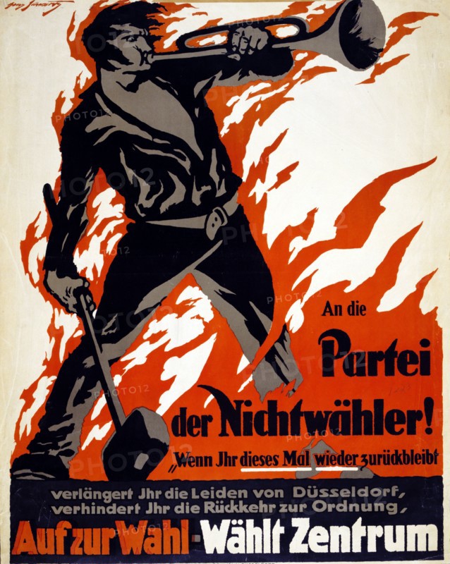 German political poster