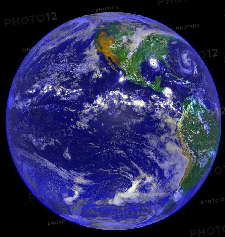 Satellite image of Hurricane Andrew