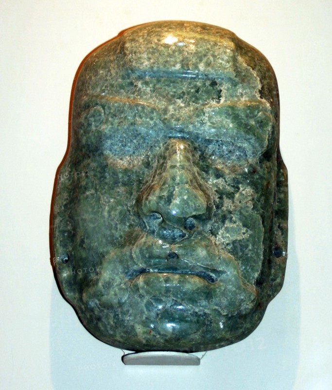 Masque en jade