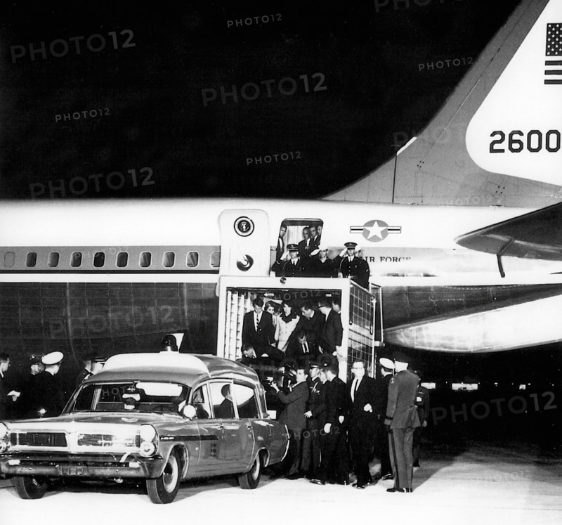 Aircraft carrying the body of John Fitzgerald Kennedy