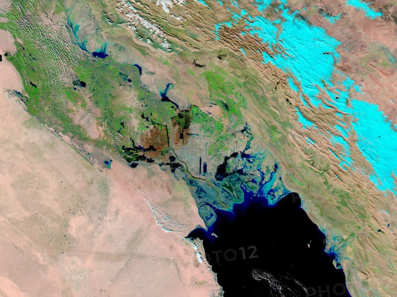 Les monts Zagros d'Iran