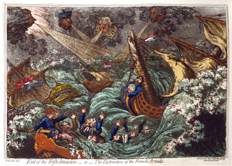 Gillray, End of the Irish Invasion