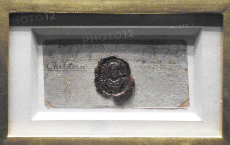 Impression made from the ring of Childeric I