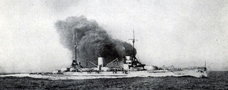 German battlecruiser 'Moltke' built 1909-1911
