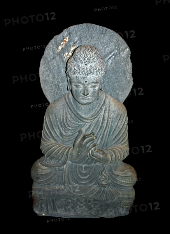 Seated Buddha from Gandhara