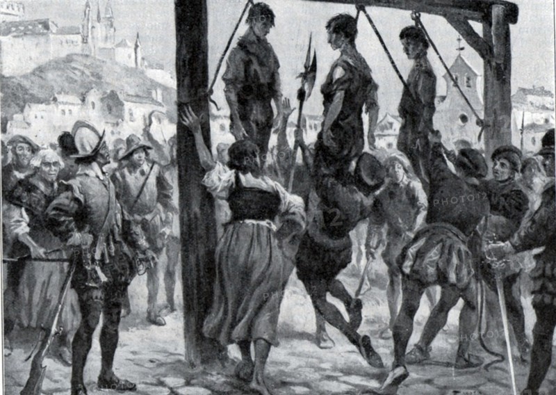 Execution of the communards at Segovia