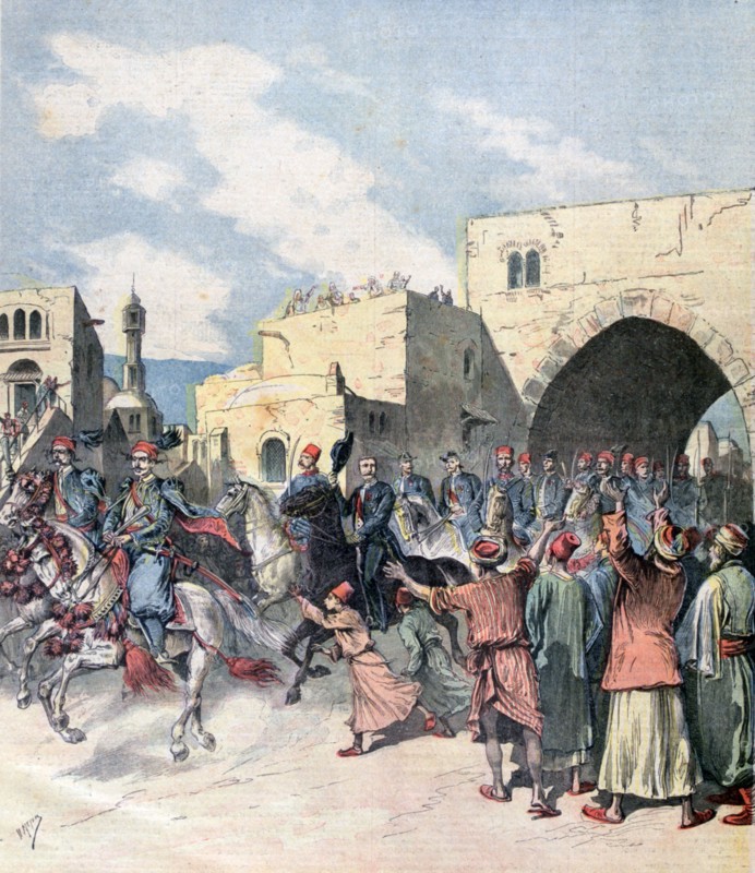 The French Consul arriving in Bethlehem
