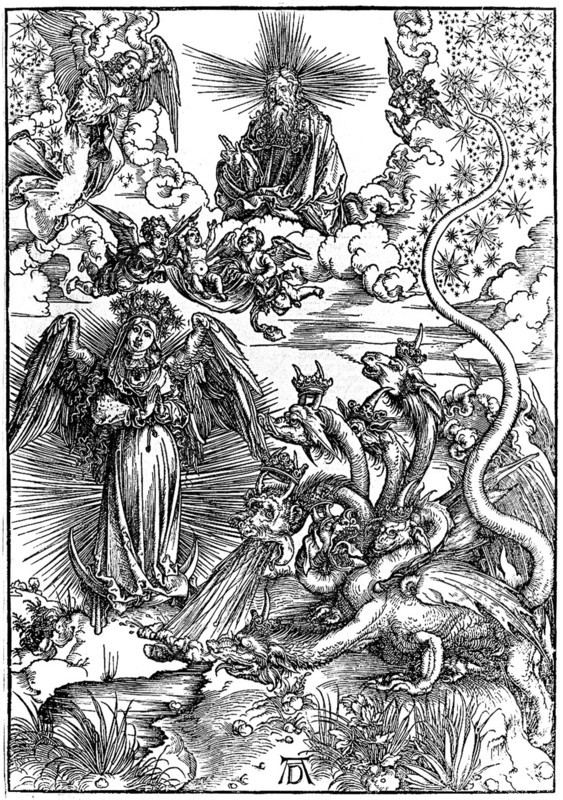 Heaven and Hell by Durer