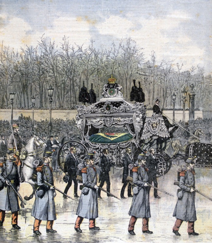 Funeral car of Pedro II