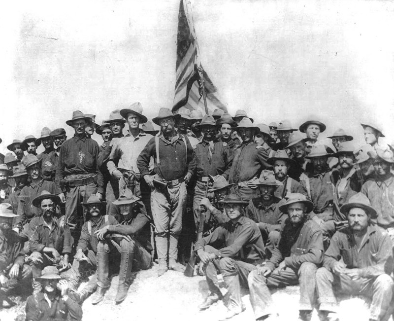 Theodore Roosevelt with the Rough Riders