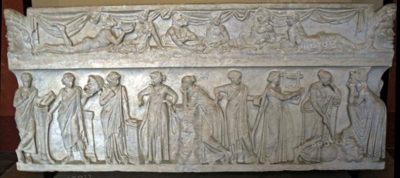 Sarcophagus known as the "Muses Sarcophagus"