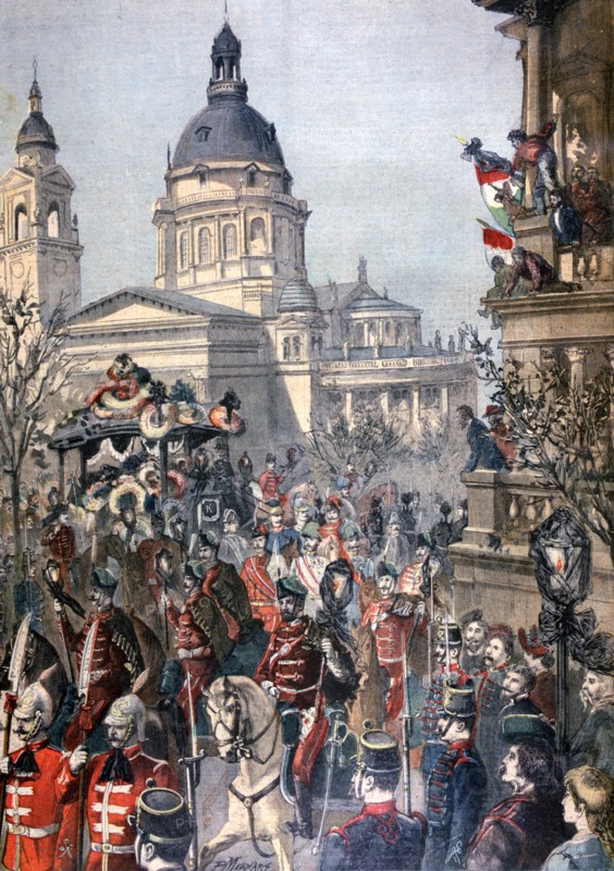 Funeral procession of Lajos