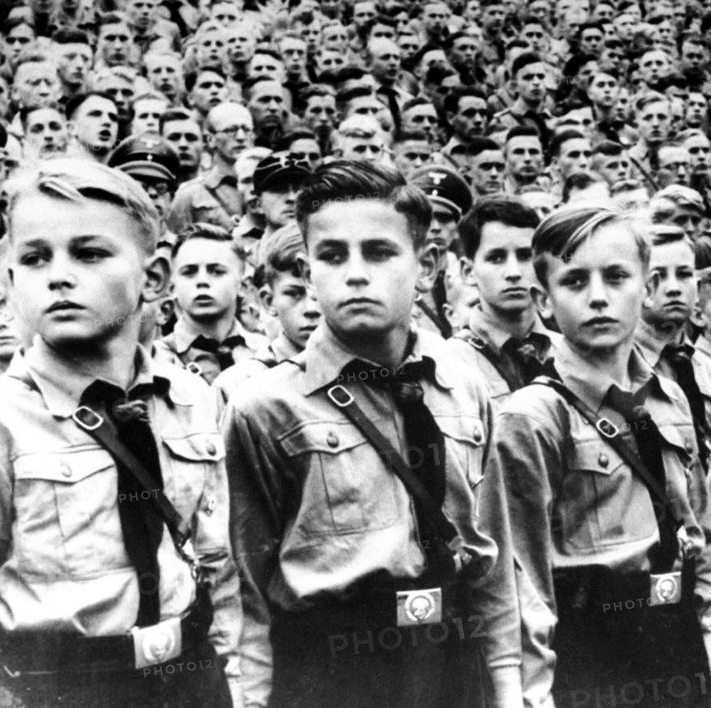 Hitler Youth parade circa 1936