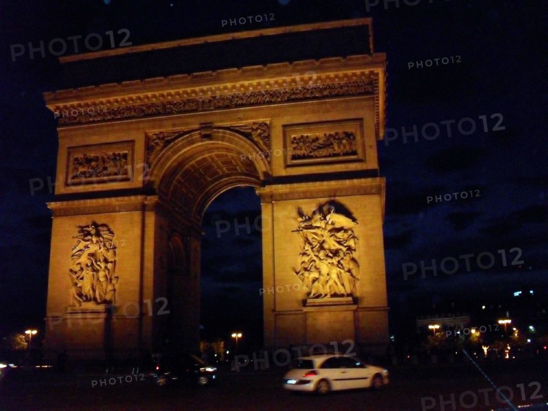 Façade sculptures on the Arc de Triomphe