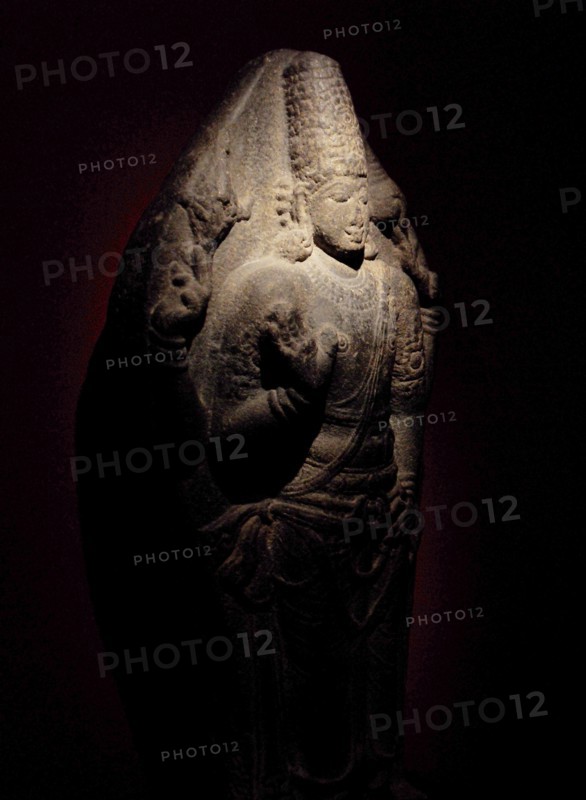 Granite statue of hindu god Vishnu