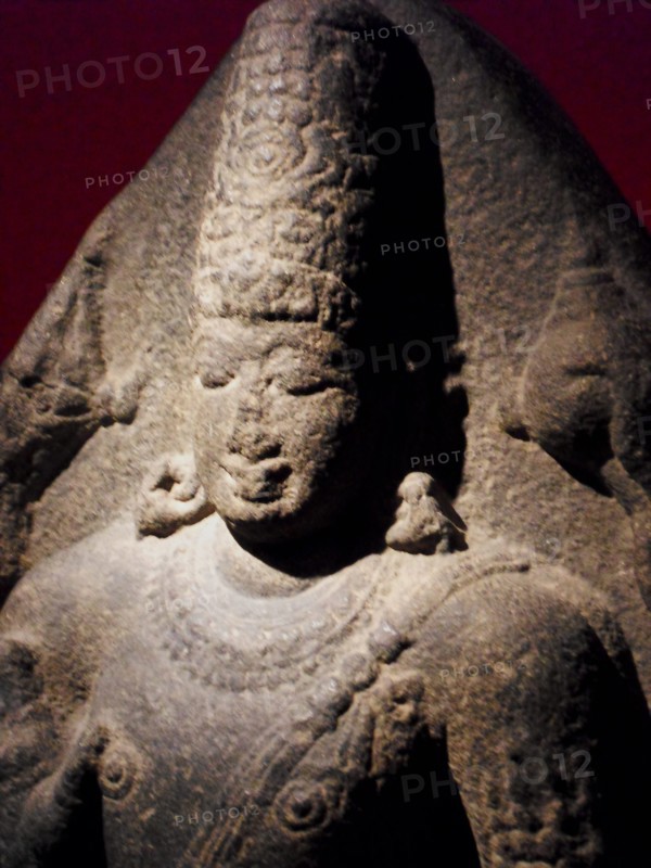 Granite statue of hindu god Vishnu