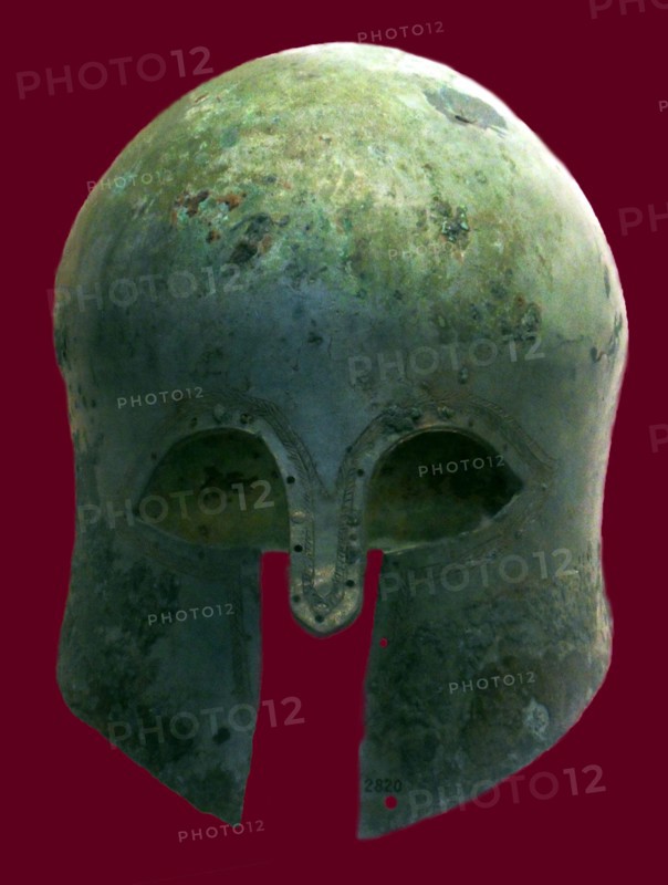Bronze helmet Greek