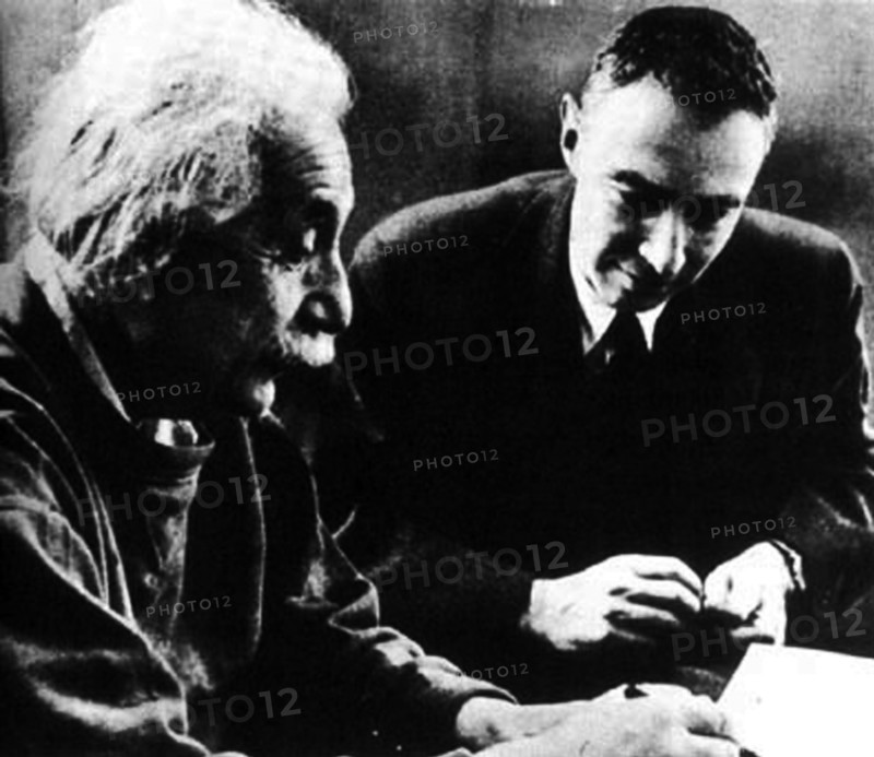 Albert Einstein and Robert Oppenheimer