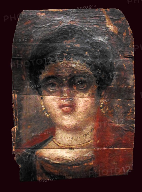 Encaustic greco egyptian coffin cover