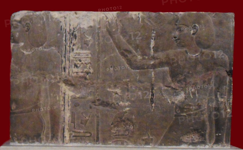 Ptolemy I Soter I depicted making an offering