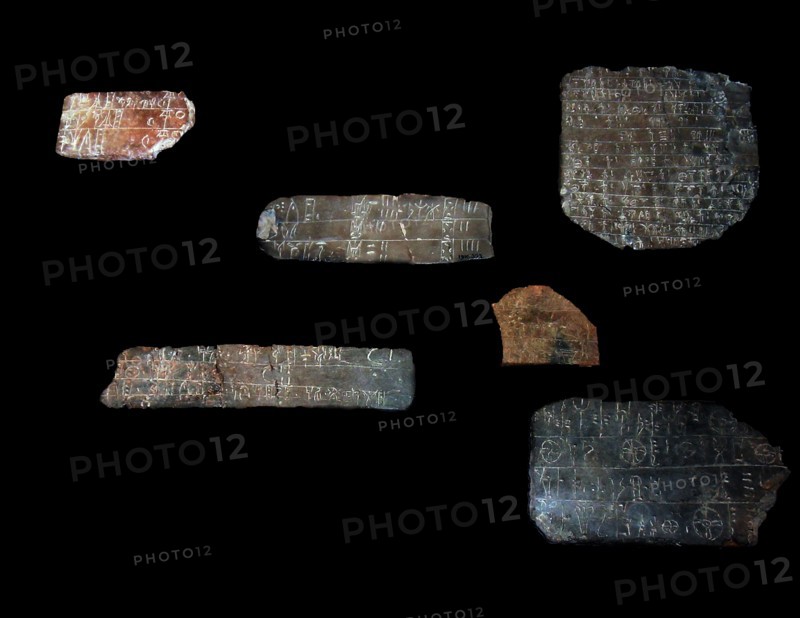 Linear B tablets