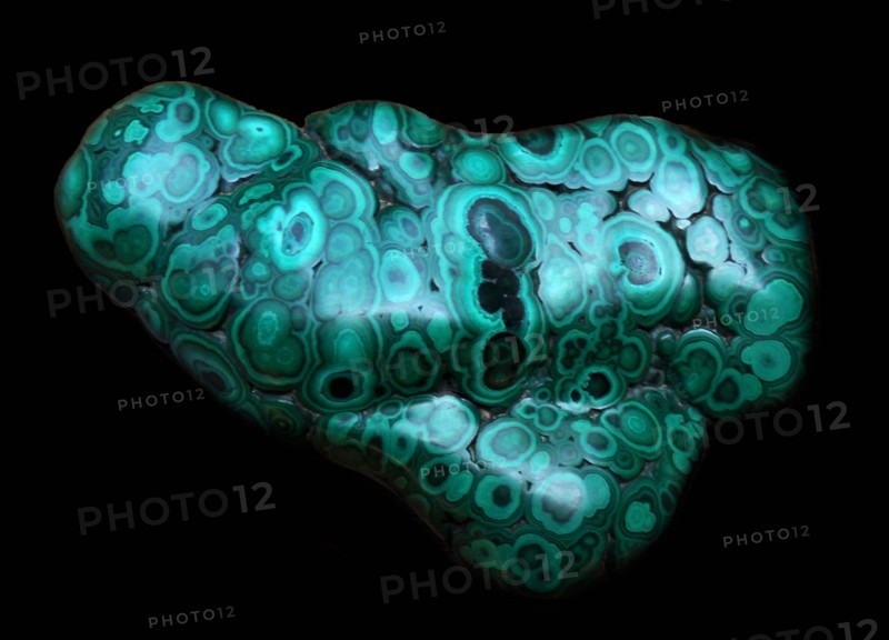 The Copper mineral malachite, Congo