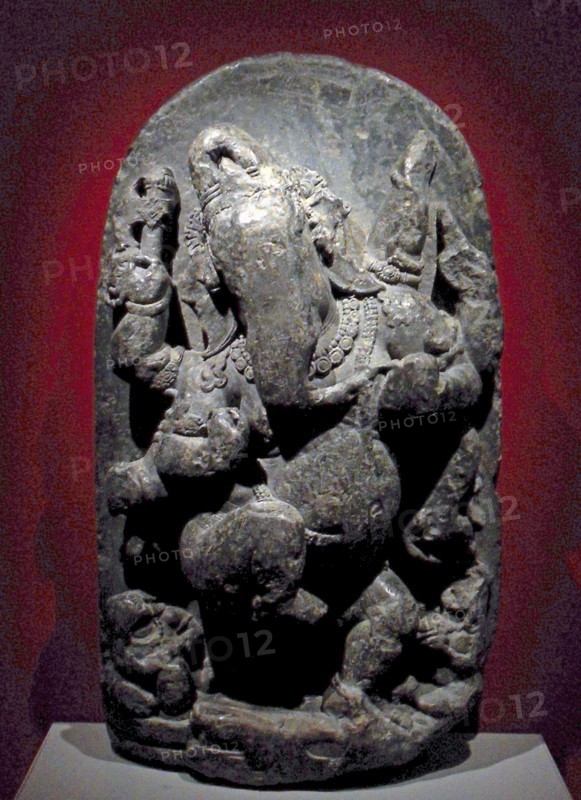 Dancing Ganesha Stone sculpture western India