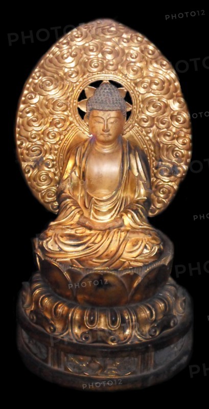 Seated wooden