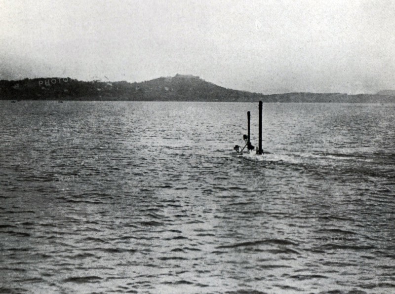 Submarine running submerged