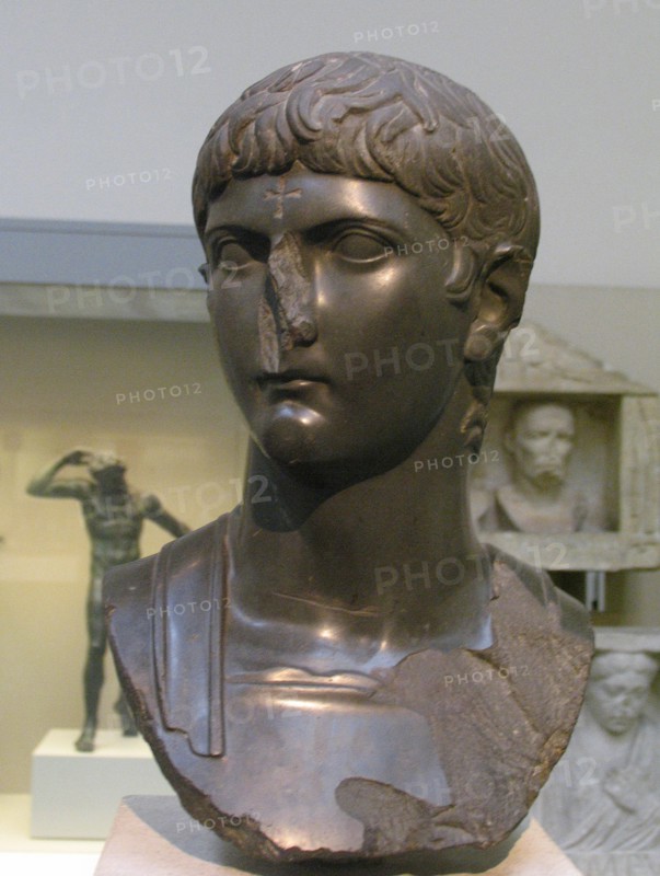Marble head of Germanicus