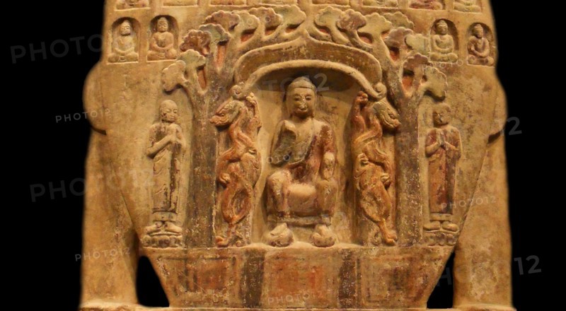 Buddhist votive stele