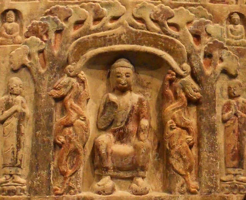 Buddhist votive stele