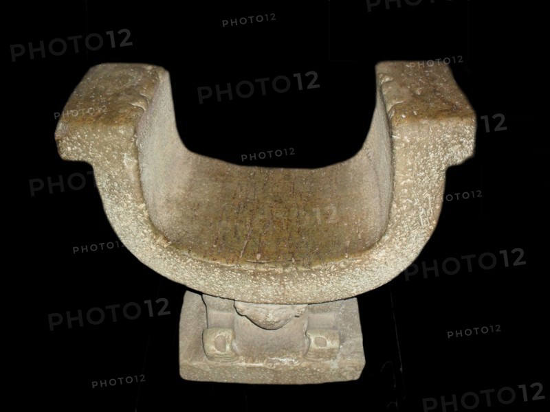 Priestly stone chair or throne