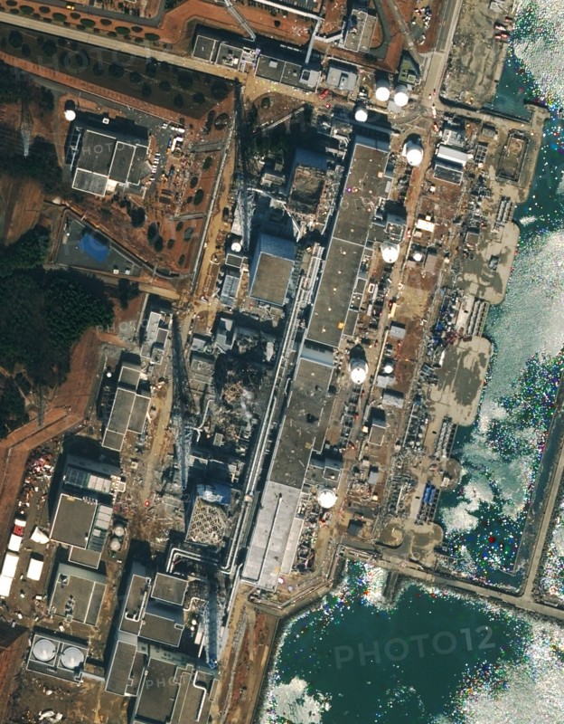 Fukushima Daiichi reactor in North eastern Japan 2011