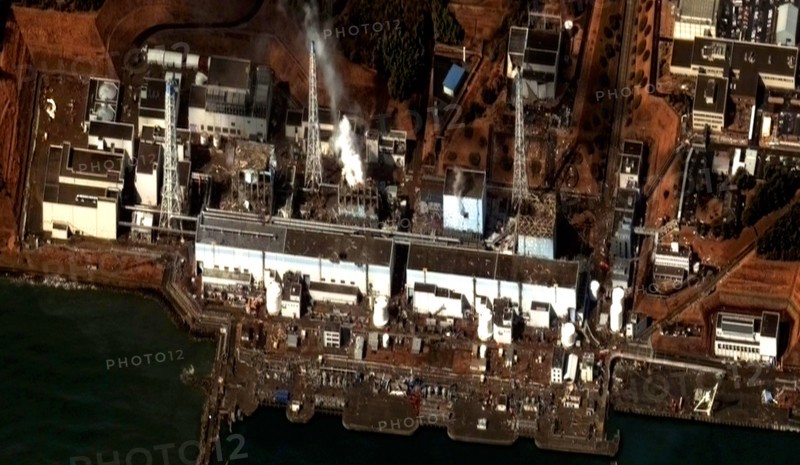 Fukushima Daiichi reactor in North eastern Japan 2011