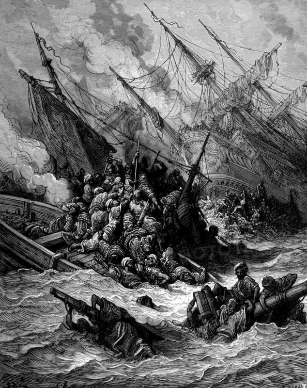 Battle of Lepanto by Gustav Dore