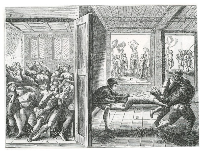 Religious atrocities perpetrated against French Catholics by Huguenots in Angouleme