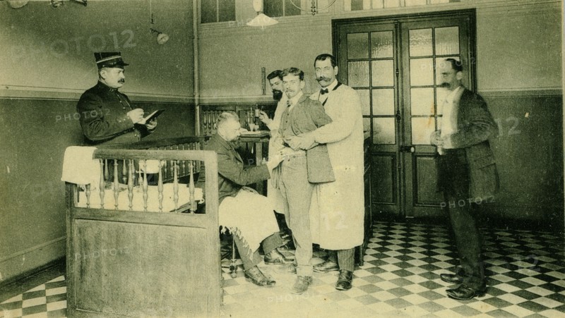 Inoculating patients against Rabies at the Institut Pasteur, Paris, c1910
