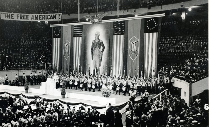 Nazi rally in the USA, 1930s