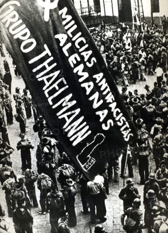 La Bataillon Thälmann en Espagne