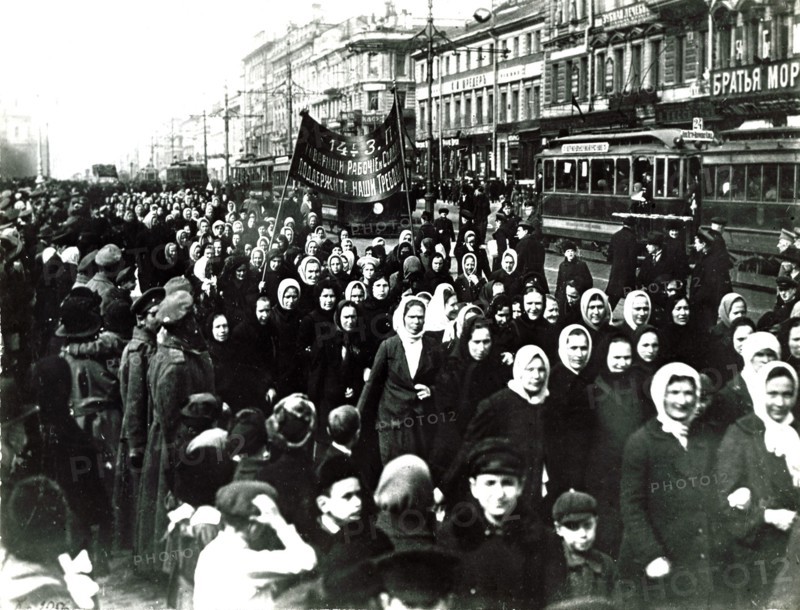 USSR:  Women's March, St Petersburg