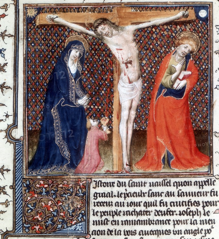 Joseph of Arimethea at Christ's Crucifixion