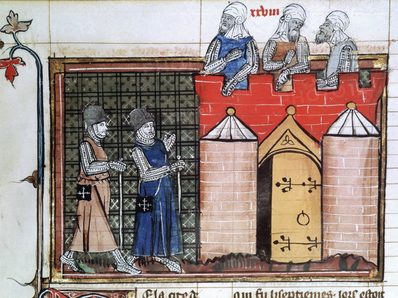 Knights Templar before Jerusalem