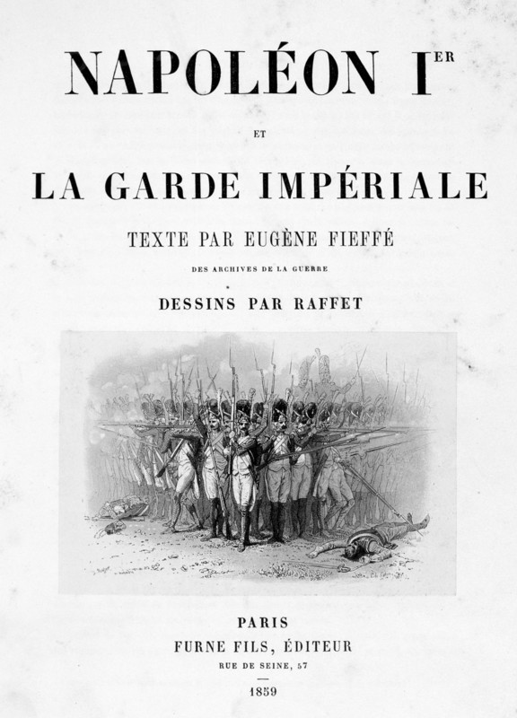 Title page of 'Napoleon 1er et la Garde Imperiale'